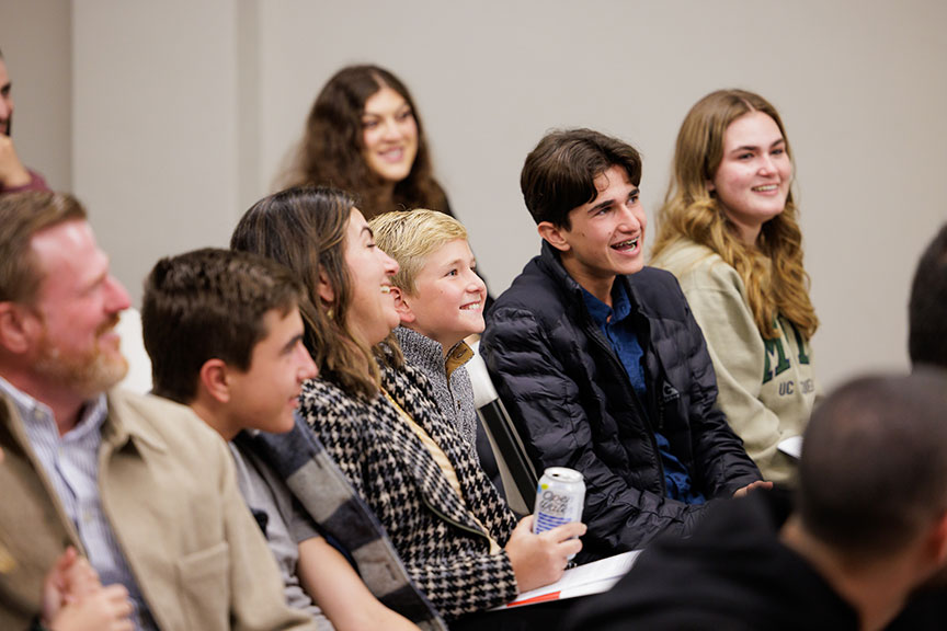 Audience members of Globe for All's tour of As You Like It, 2024. Photo by Rich Soublet II.